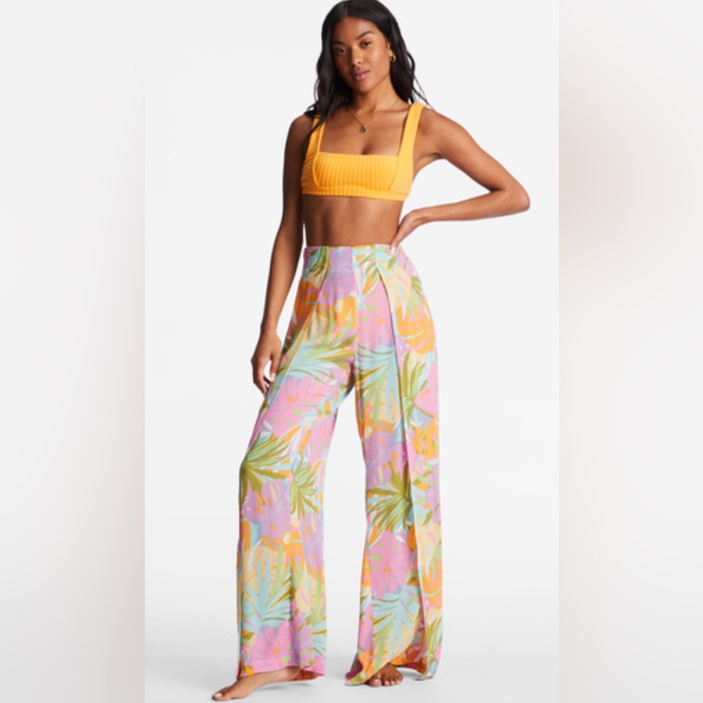 BILLABONG Tropical leaves pants